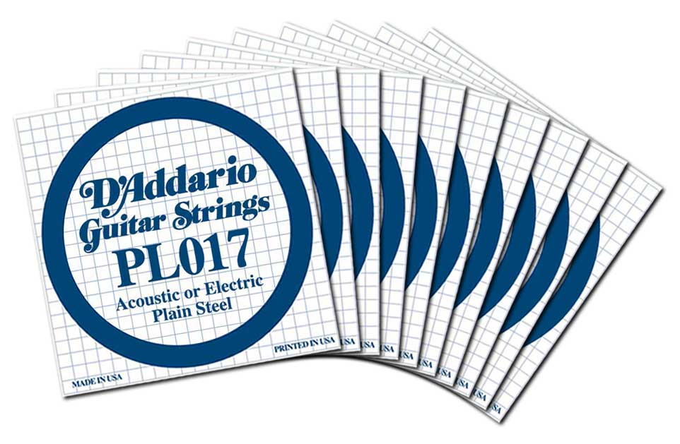 D'Addario D'Addario Plain Electric Guitar String, Sets of 10
