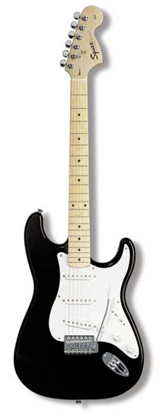 Squier Squier Affinity Stratocaster Electric Guitar, Maple Fretboard - Black