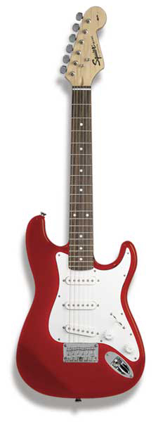 Squier Squier Affinity Mini Stratocaster Electric Guitar, Rosewood - Torino Red