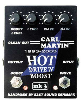 Carl Martin Carl Martin Hot Drive'N Boost MK3 Effects Pedal