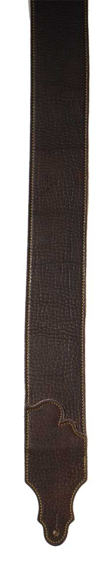 Franklin Straps Franklin Leather Guitar Strap, 3-inch - Black