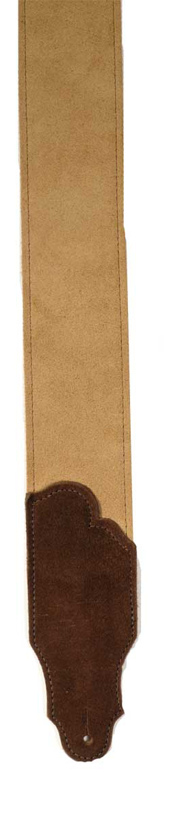 Franklin Straps Franklin Suede Guitar Strap, 2.5-inch - Honey