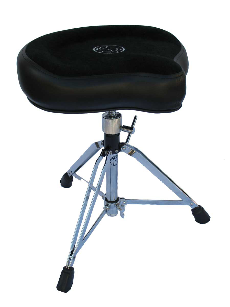 Roc N Soc Roc-N-Soc MS-HK Manual Spindle Base Drum Throne - Black