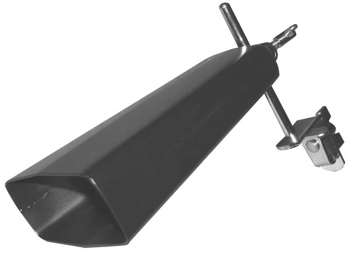 Universal Percussion Universal Percussion Cowbell w/Bass Drum Mount - Black (6 Inch)