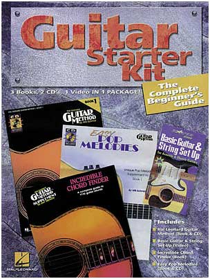 Hal Leonard Hal Leonard Guitar Starter Kit, Books and CD