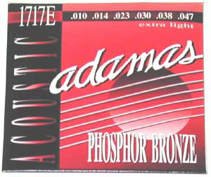 Adamas Adamas Acoustic Guitar Strings, Phosphor Bronze (10-47)