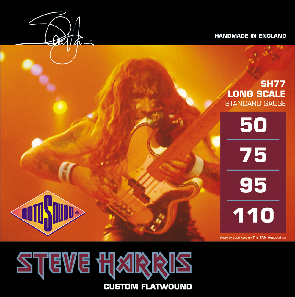 Rotosound Rotosound SH77 Steve Harris Flatwound Electric Bass Strings (50-110)