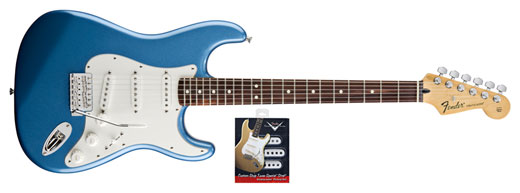 Fender Fender Standard Stratocaster Rosewood Electric Guitar and Texas Special Pickup Set - Lake Placid Blue