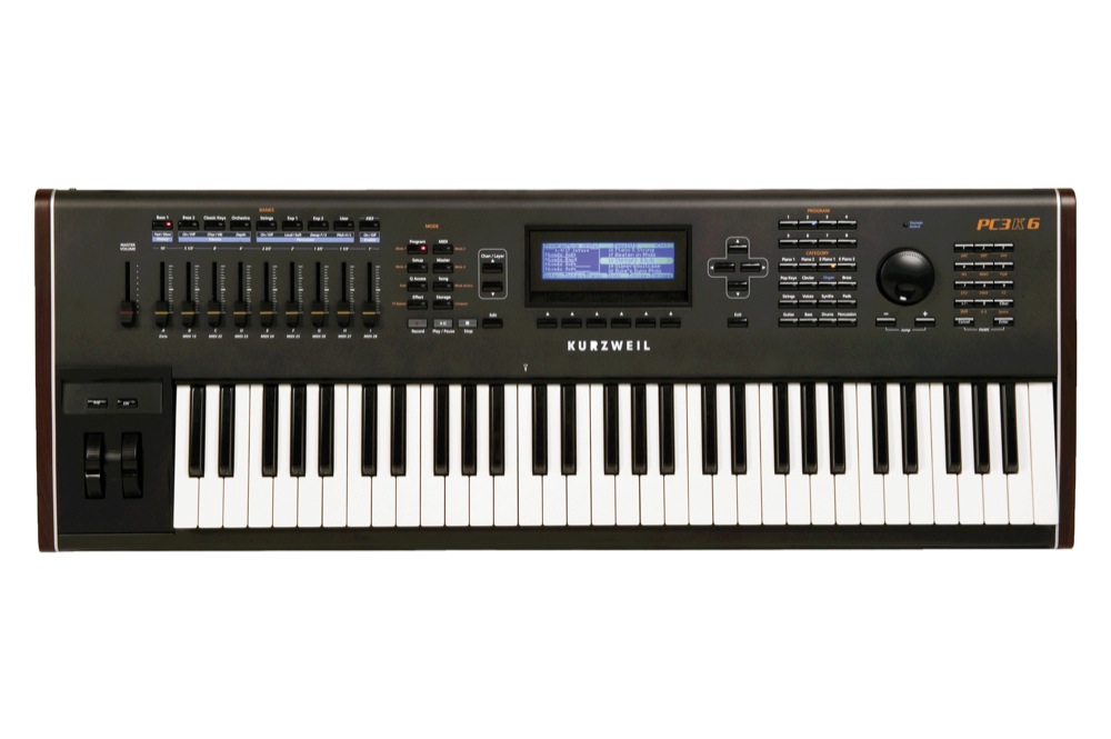 Kurzweil Kurzweil PC3K6 Synthesizer Keyboard Workstation, 61-Key