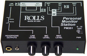 Rolls Rolls PM351 Personal Headphone Monitor Station