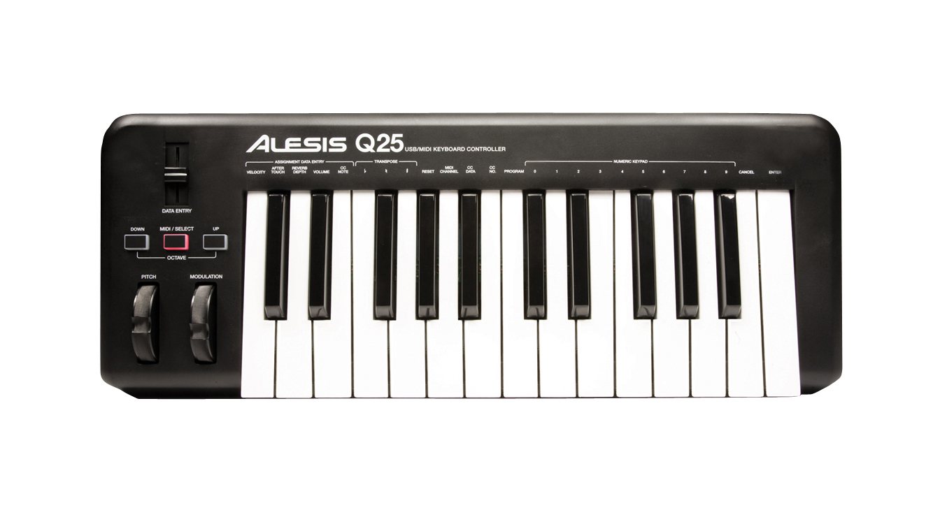 Alesis Alesis Q25 MIDI USB Keyboard Controller, 25-Key
