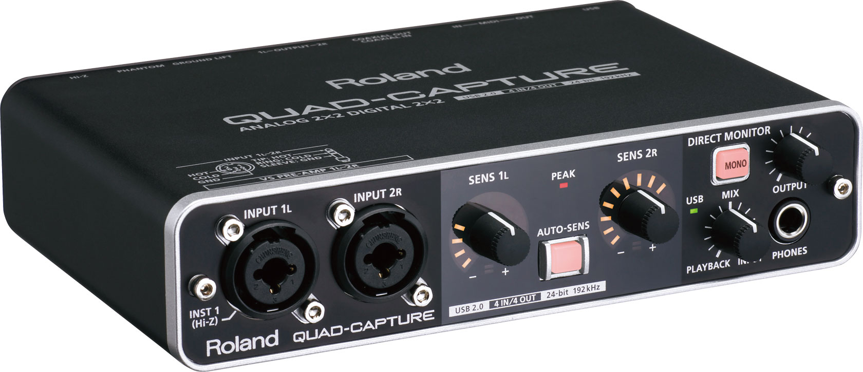 Roland Roland UA-55 Quad-Capture USB 2.0 Audio Interface and Direct Box