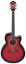 Transparent Red Sunburst