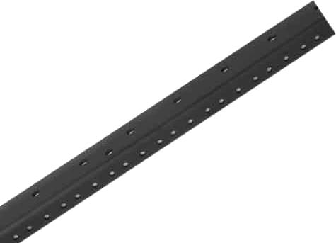 Raxxess RaXXess 11-Gauge Steel Rack Rail - Black