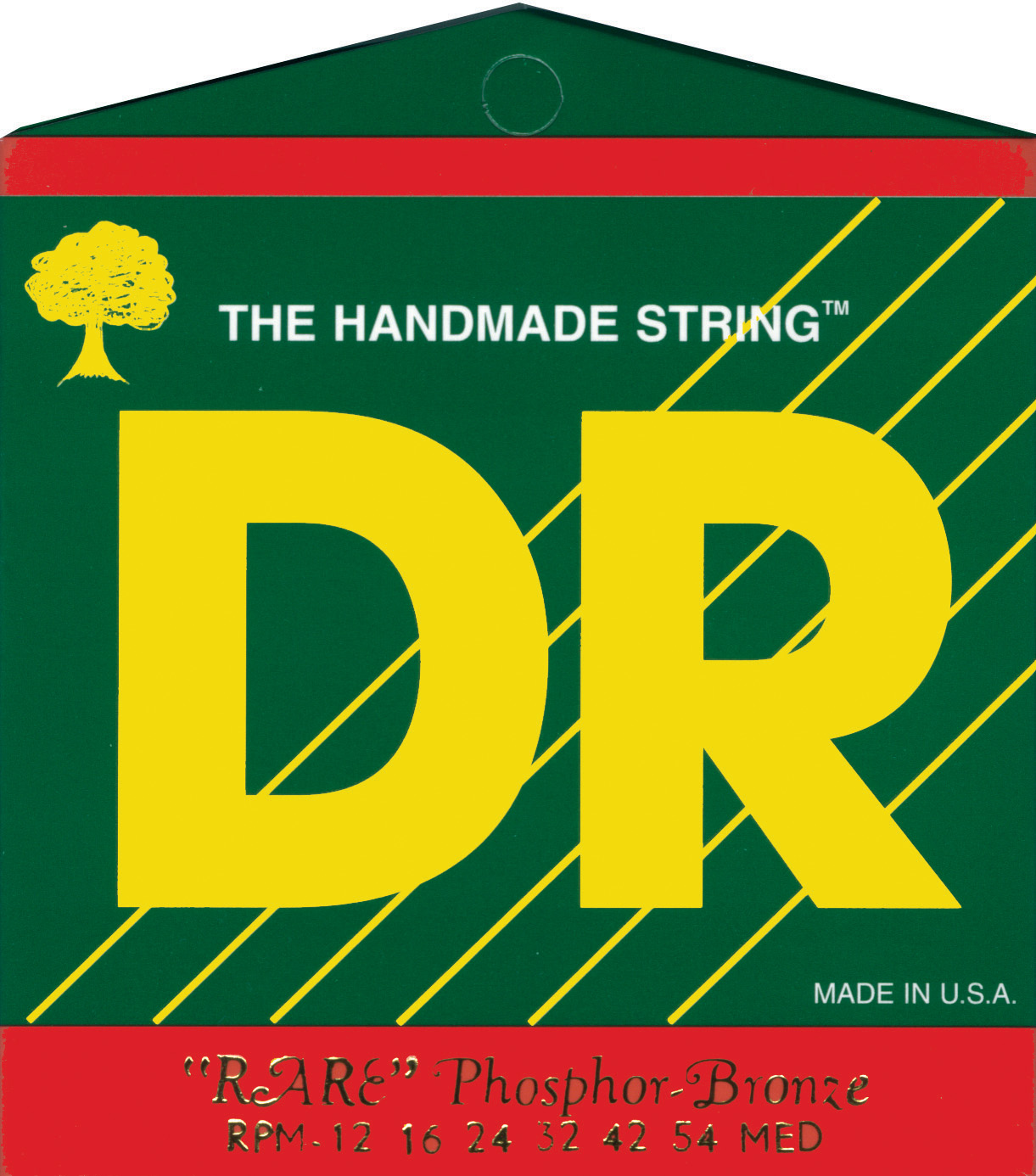 DR Strings DR Strings Rare Phosphor Bronze Acoustic Guitar Strings (12-56)