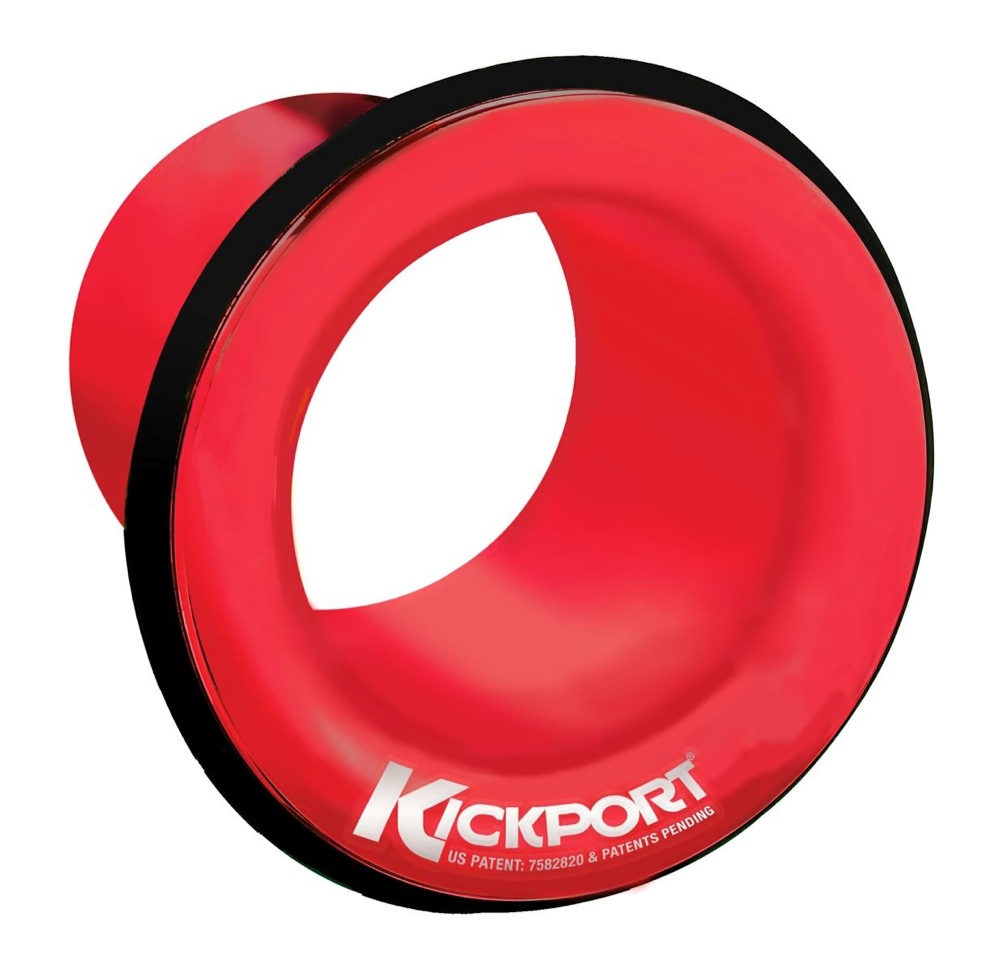 KickPort International KickPort Bass Drum Sonic EnhancerPort System - Red