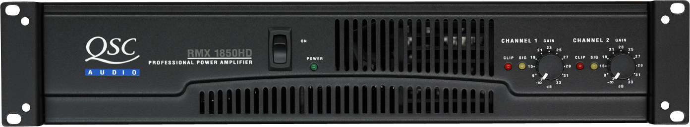 QSC QSC RMX 1850HD Professional Power Amplifier, 900 Watts