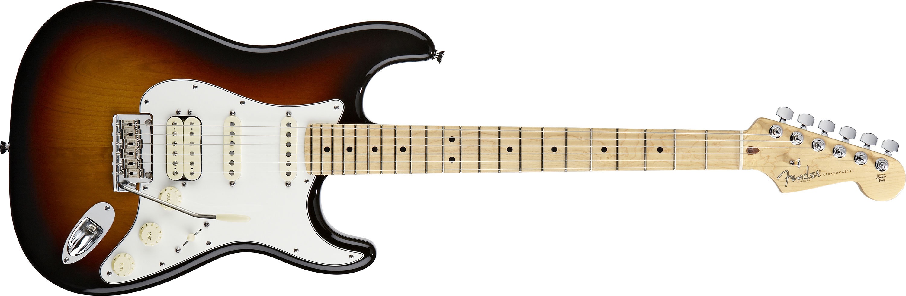 Fender Fender 2012 American Standard Stratocaster HSS Electric Guitar, MN - 3-Color Sunburst