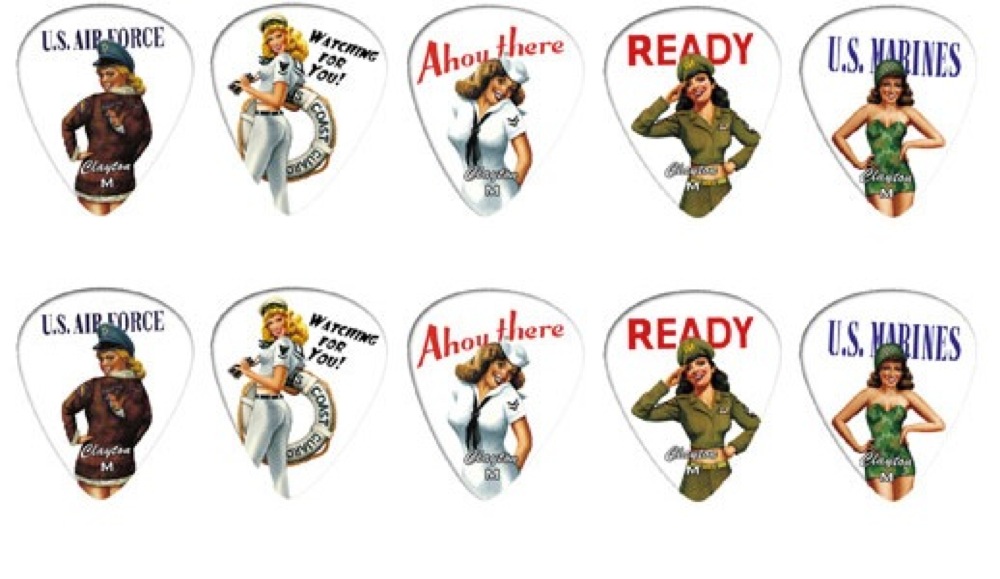 Steve Clayton USA Clayton American Hotties Guitar Picks, 12-Pack (Medium)