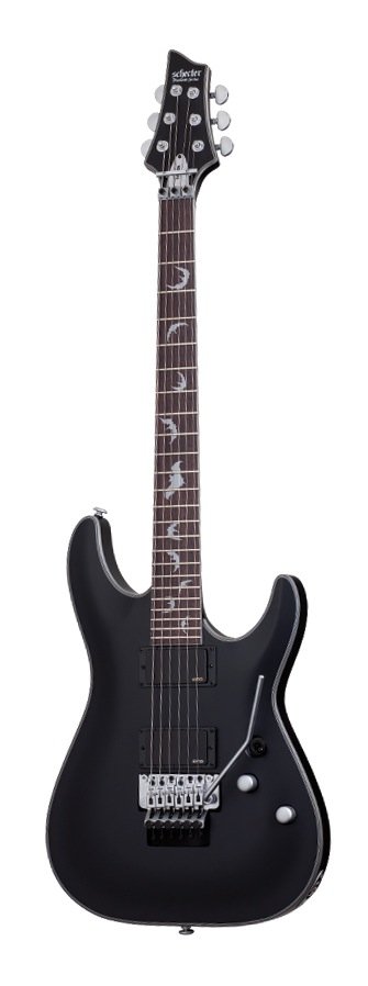 Schecter Schecter Damien Platinum 6 FR Electric Guitar - Satin Black