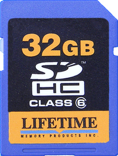 Lifetime Memory Lifetime Memory SD Secure Digital Card (32 GB)
