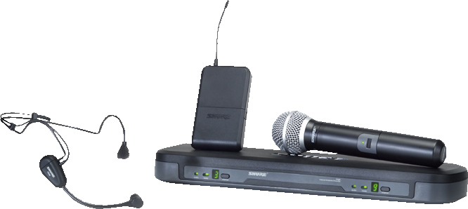 Shure Shure Handheld/Headset Wireless System, PG158/PG30 Microphones