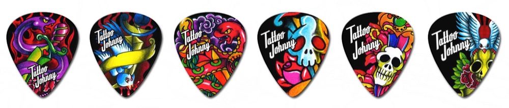 Steve Clayton USA Clayton Snakes n Daggers Guitar Picks, 12-Pack (Medium)