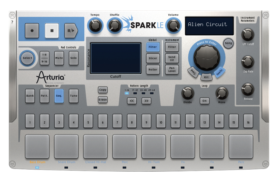 Arturia Arturia SparkLE Hybrid Computer Drum Machine