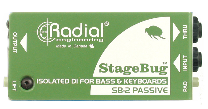 Radial Radial StageBug SB-2 Passive Compact Passive DI Direct Box