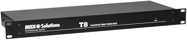 MIDI Solutions MIDI Solutions T8 MIDI Thru Box, 8-Output