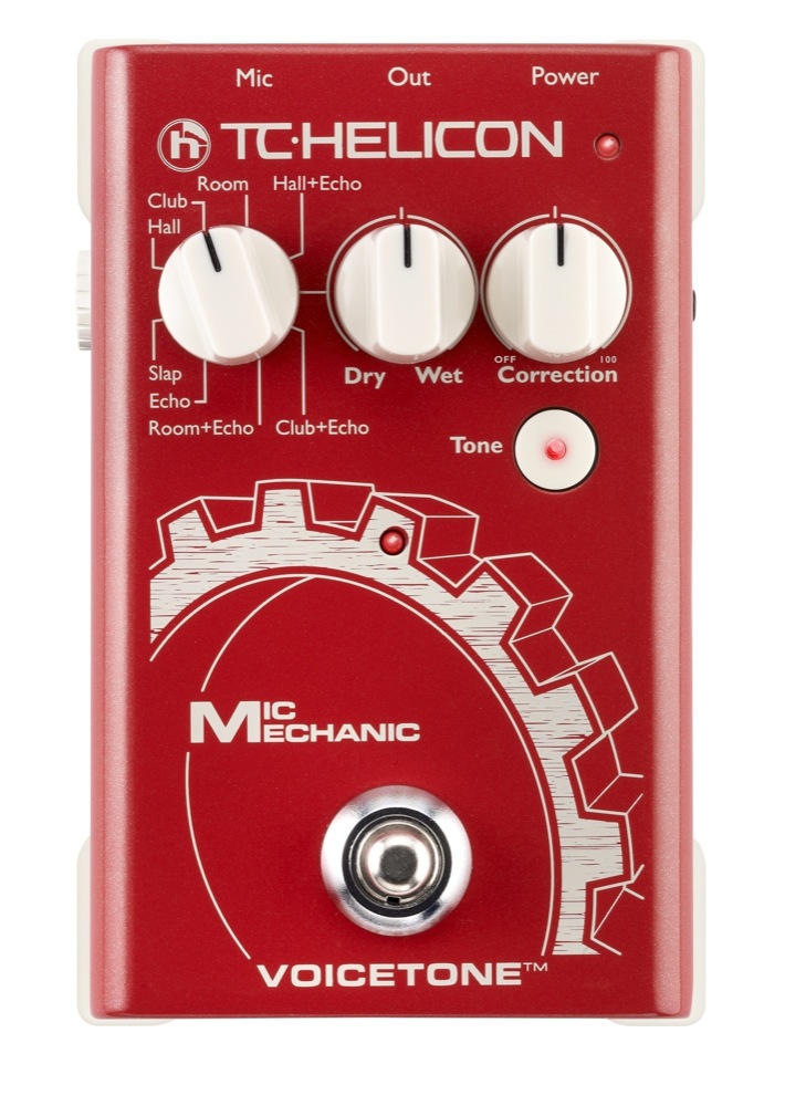 TC Electronic and TC-Helicon TC Helicon VoiceTone Mic Mechanic Vocal Effects Pedal