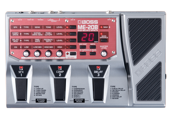 Boss Boss ME-20B Bass Multieffects Pedal