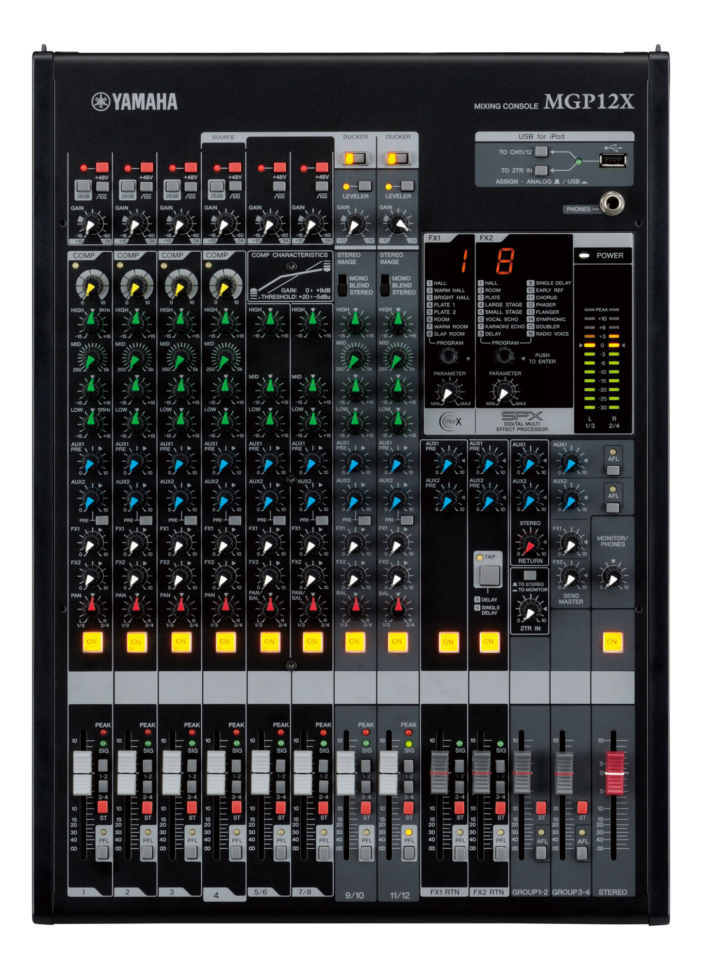 Yamaha Yamaha MGP12X Premium Mixer, 12-Channel and 4-Bus