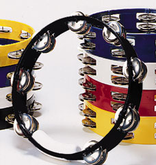 Rhythm Tech Rhythm Tech True Colors Double Row Tambourine - Black