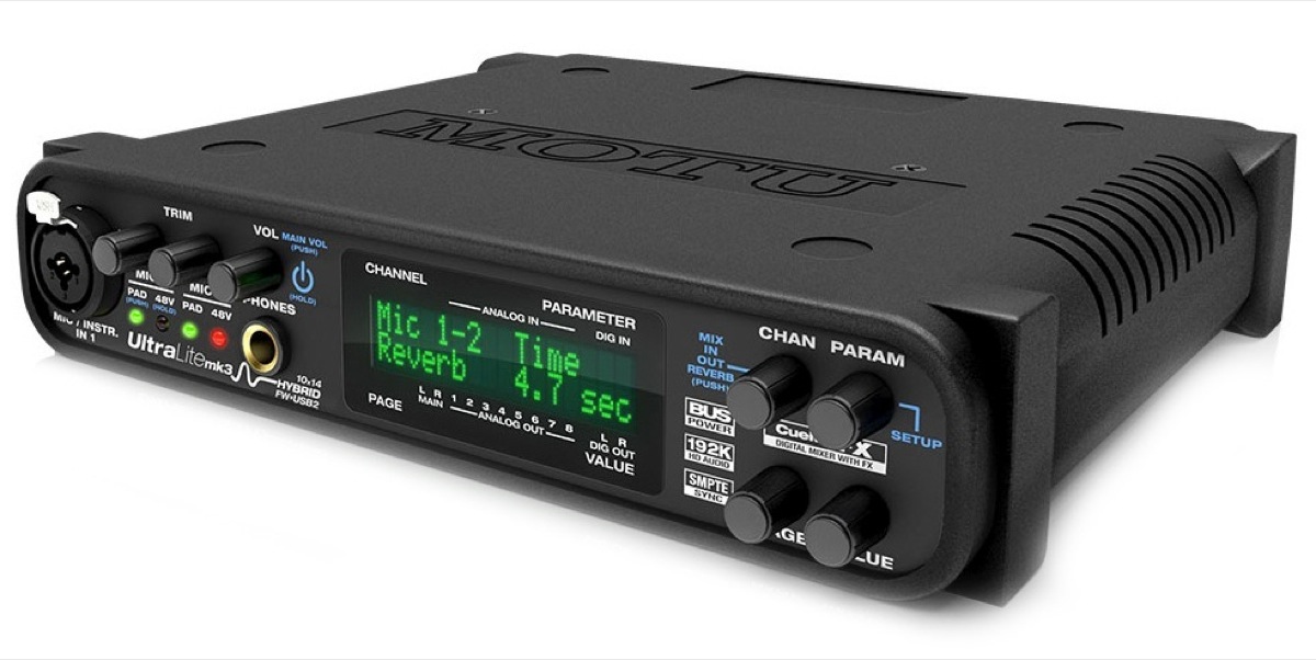 Mark of the Unicorn (MOTU) MOTU UltraLite-mk3 Hybrid USB and FireWire Audio Interface