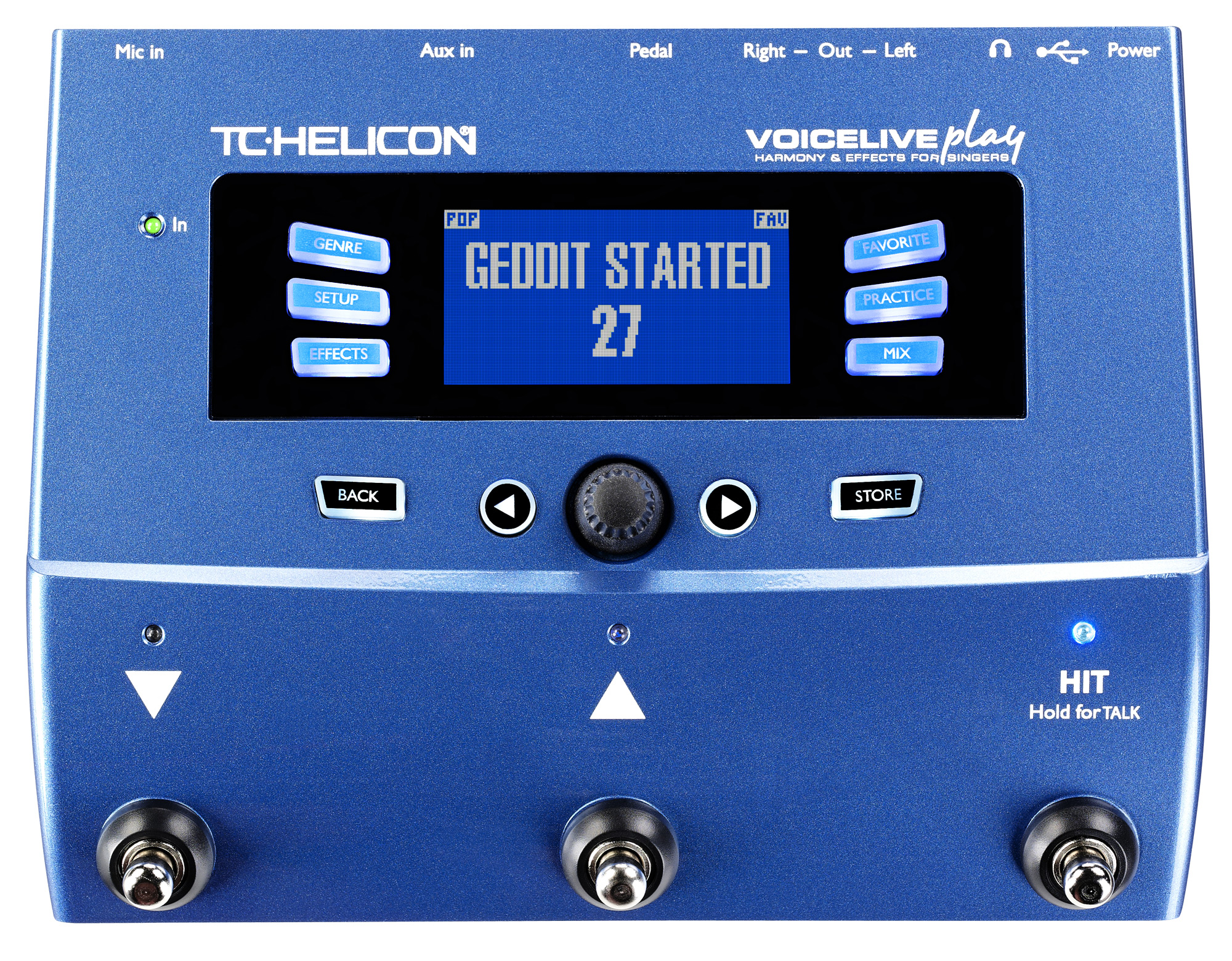 TC Electronic and TC-Helicon TC Helicon VoiceLive Play Vocal Effects and Harmony Pedal