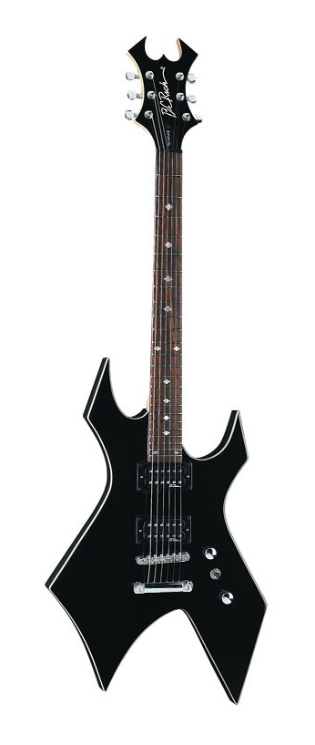 BC Rich B.C. Rich Revenge Warlock Electric Guitar, Flat-Top - Onyx