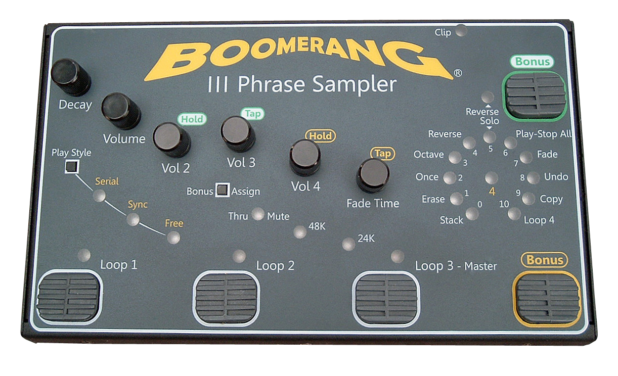 Boomerang Boomerang III Phrase Sampler Looper Pedal
