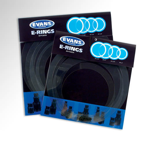 Evans Evans ERSTANDARD E-Rings Standard Sound Control Package (12, 13, 14, and 16 Inch)