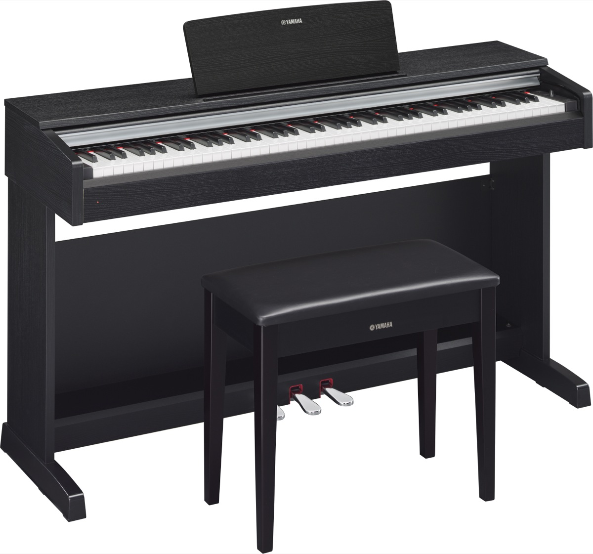 Yamaha Yamaha Arius YDP-142 Graded Hammer Piano with Bench - Black