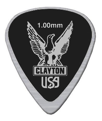 Steve Clayton USA Clayton zz-Zinc Guitar Pick (1.00mm)