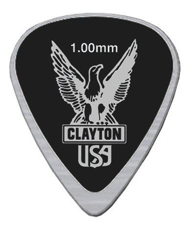 Steve Clayton USA Clayton zz-Zinc Guitar Pick (2.00mm)