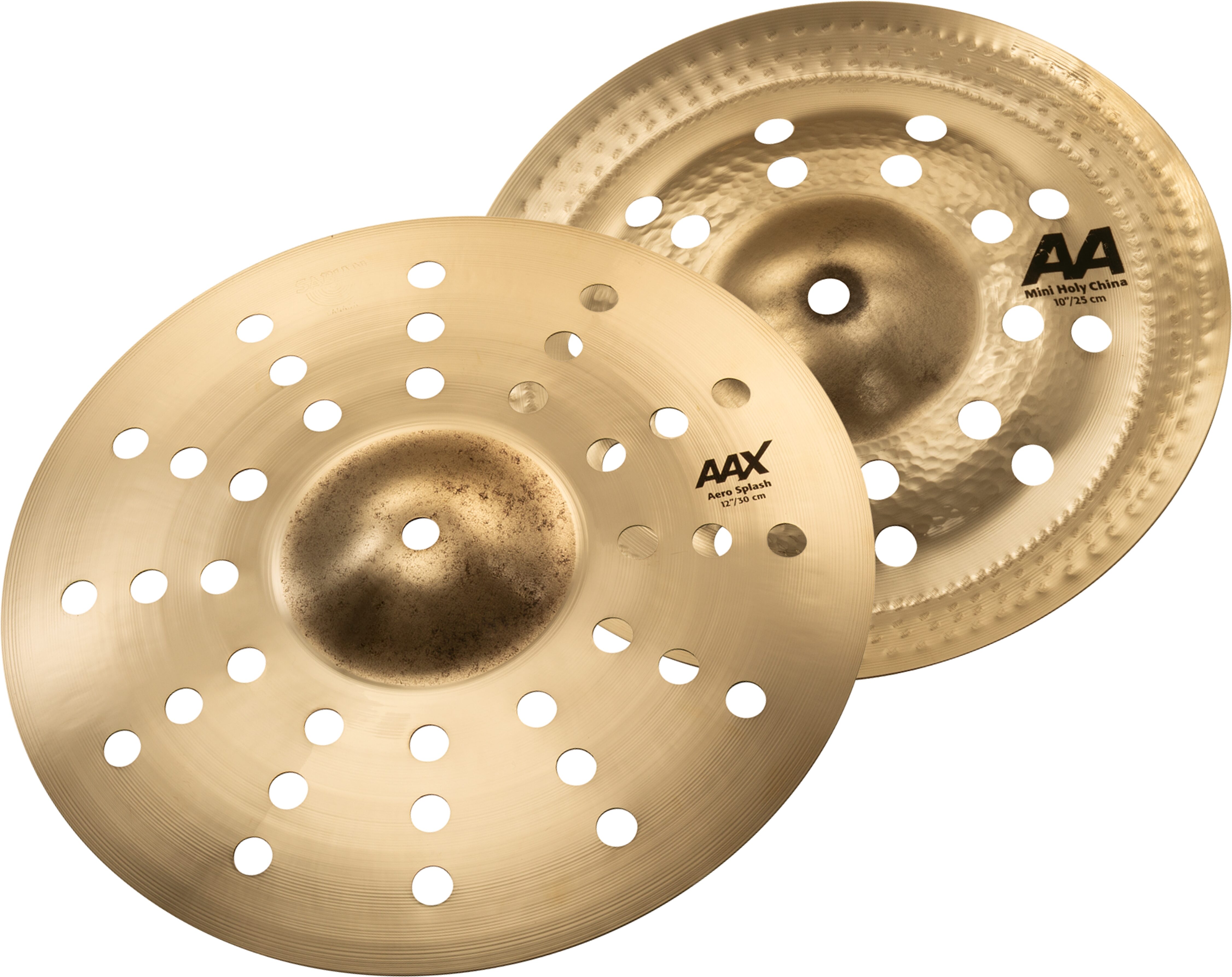 Sabian Mini Monster Stax 12" AAX Aero and 10" AA Mini China Cymba
