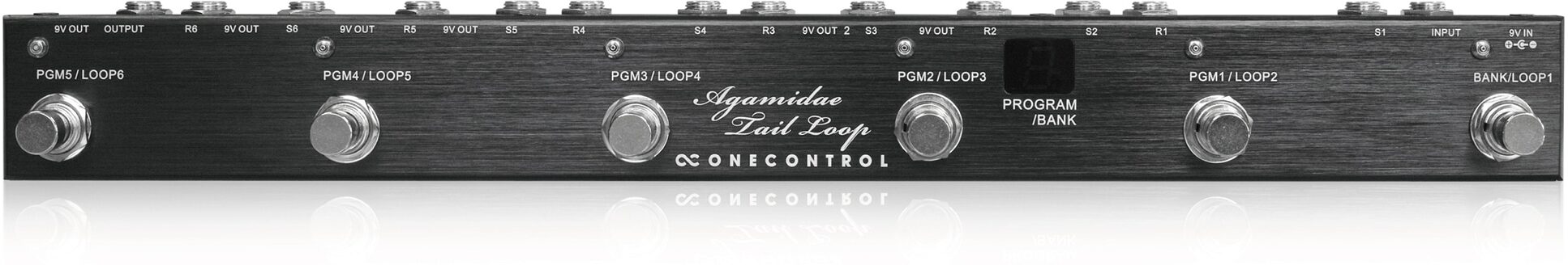One Control Agamidae Tail 6 Loop Programmable Footswitch Pedal