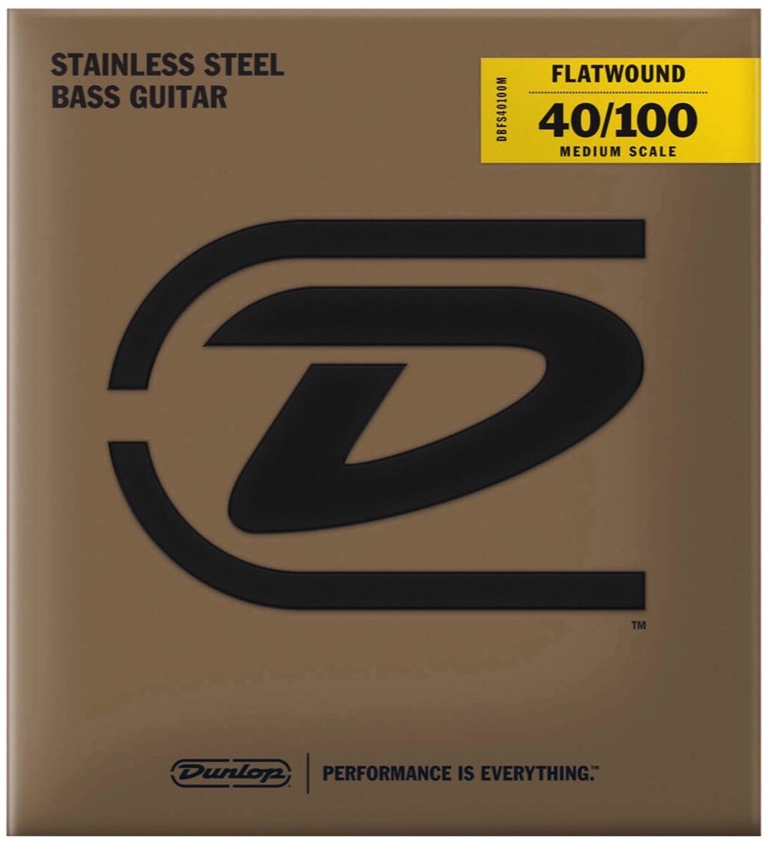 Dunlop Flatwound Stainless Steel Medium Scale Bass Strings