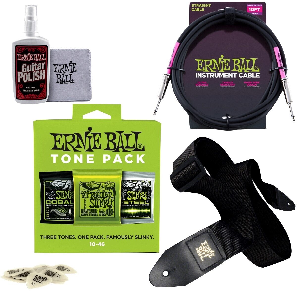 Ernie Ball Electric Guitar Accessory Pack