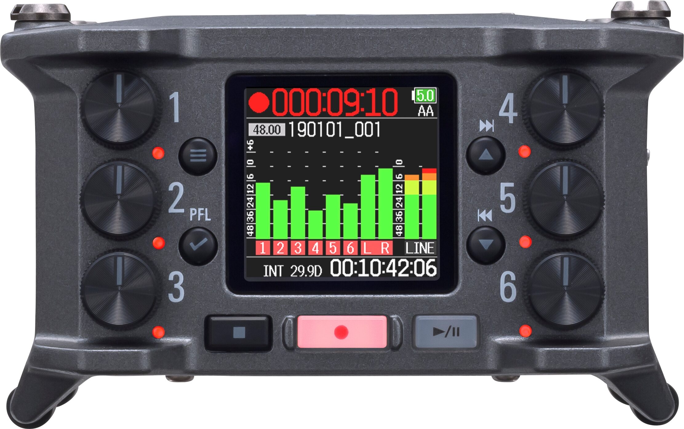 Zoom F6 Professional Multitrack Field Recorder