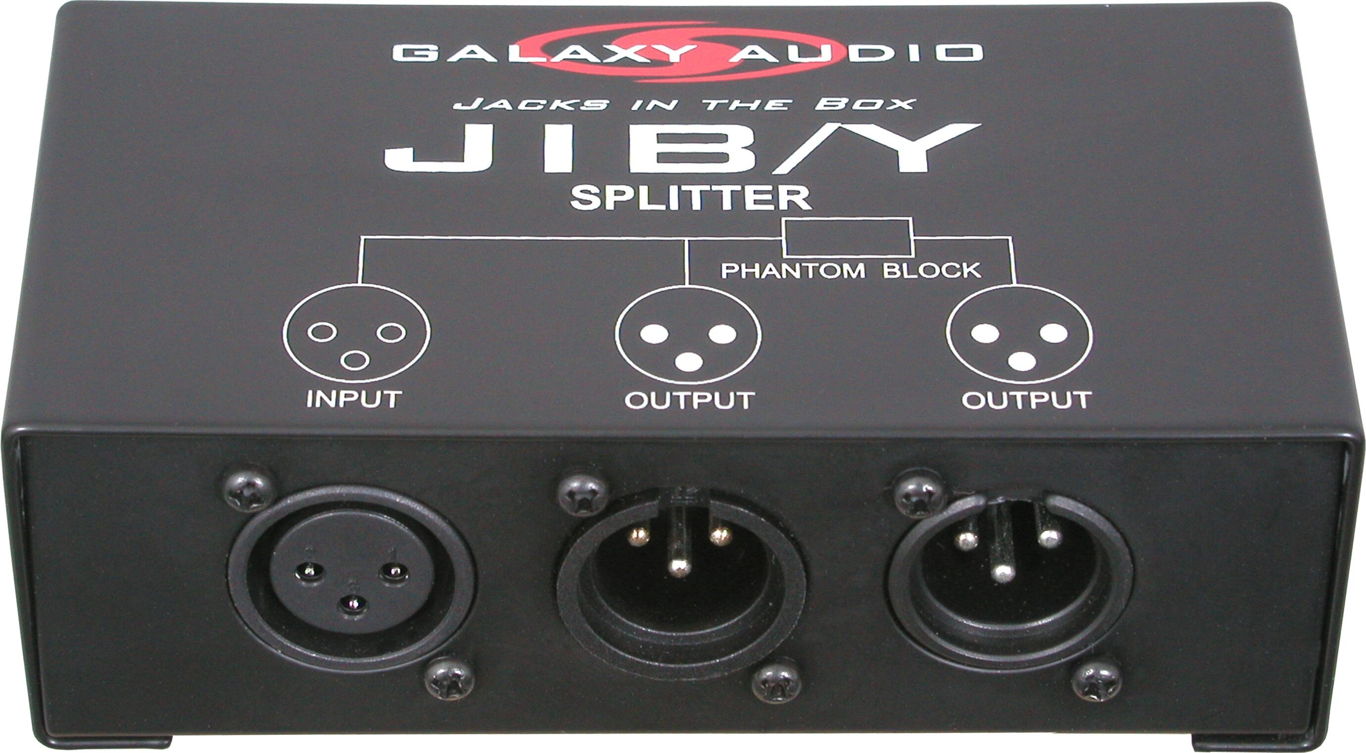 Galaxy Audio JIB/Y 3Way XLR Splitter