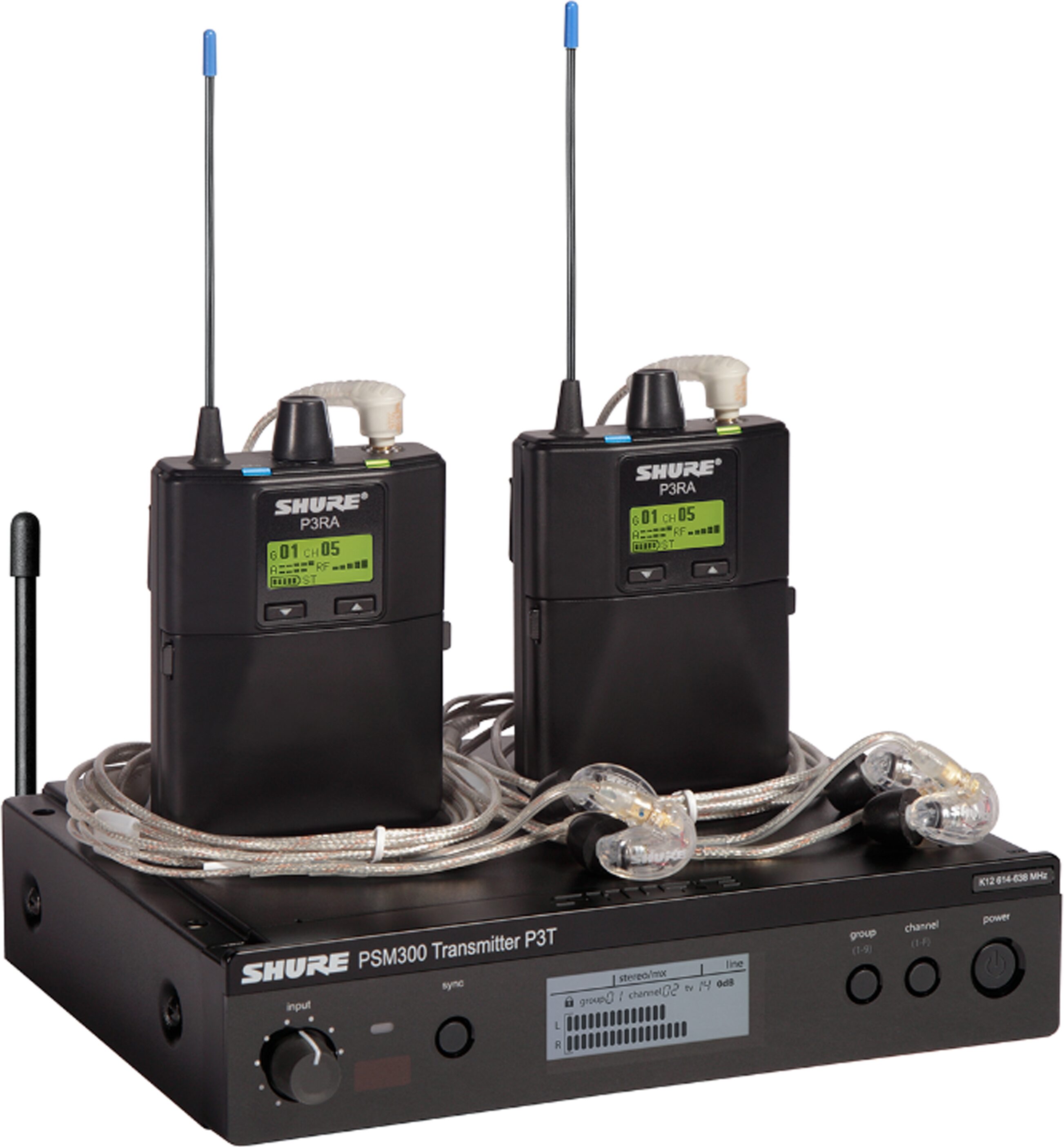 Shure PSM 300 Twin Pack Pro IEM Wireless InEar Monitor System