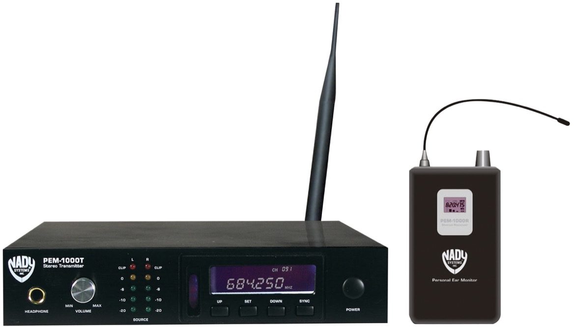 Nady PEM1000 UHF Wireless InEar Monitor System